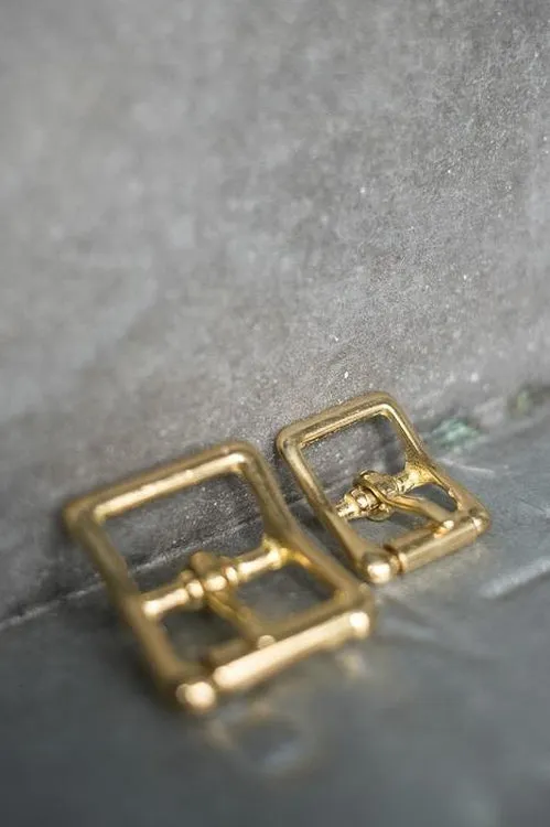 Brass Roller Buckle - 1/2 inch