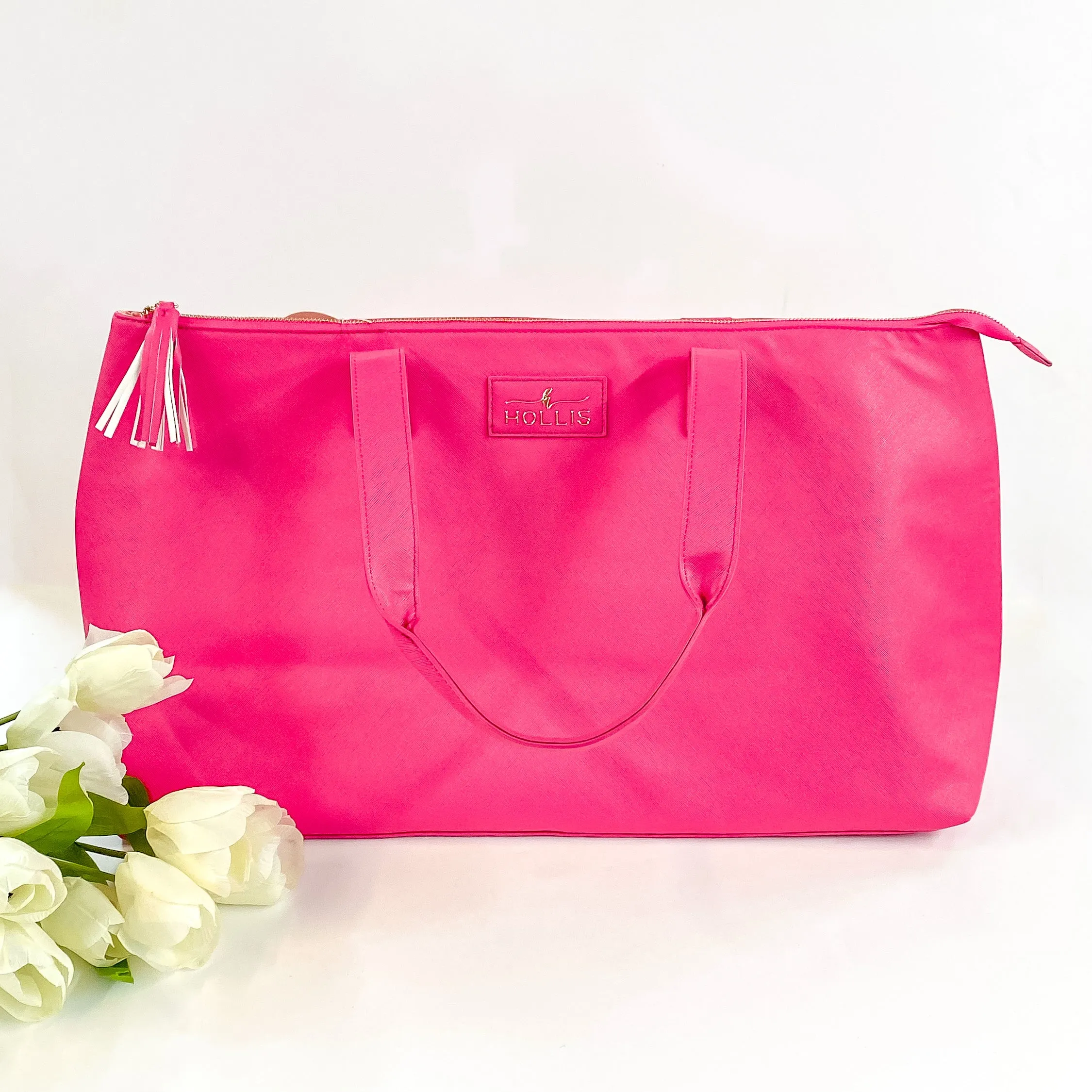 Hollis | Slumber Party Overnighter in Hot Pink
