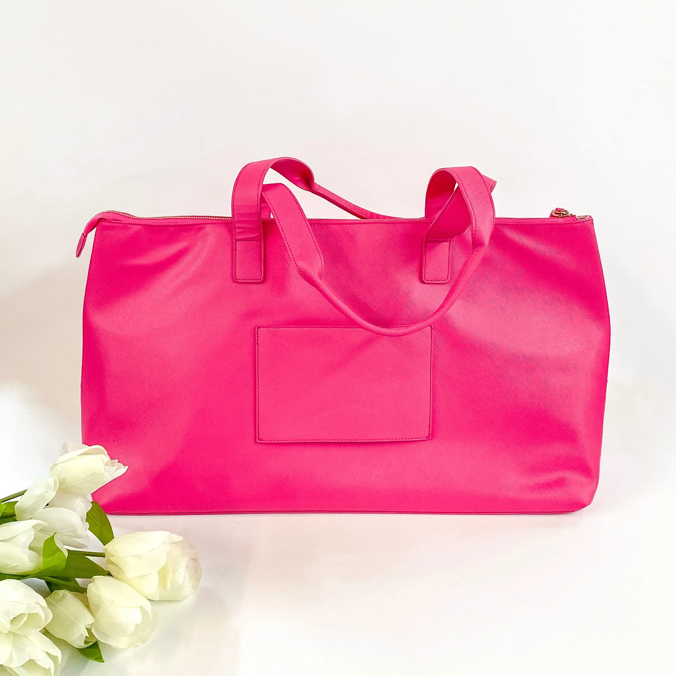 Hollis | Slumber Party Overnighter in Hot Pink