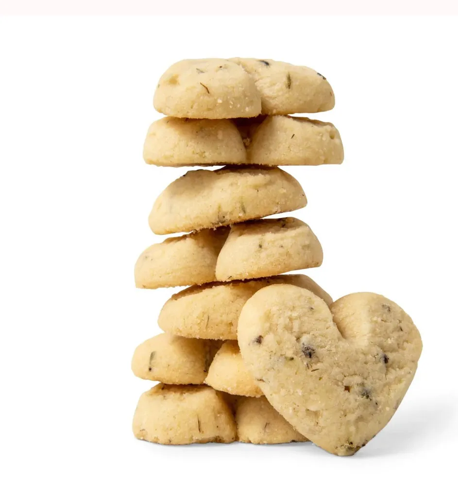 Lavender Shortbread Cookies