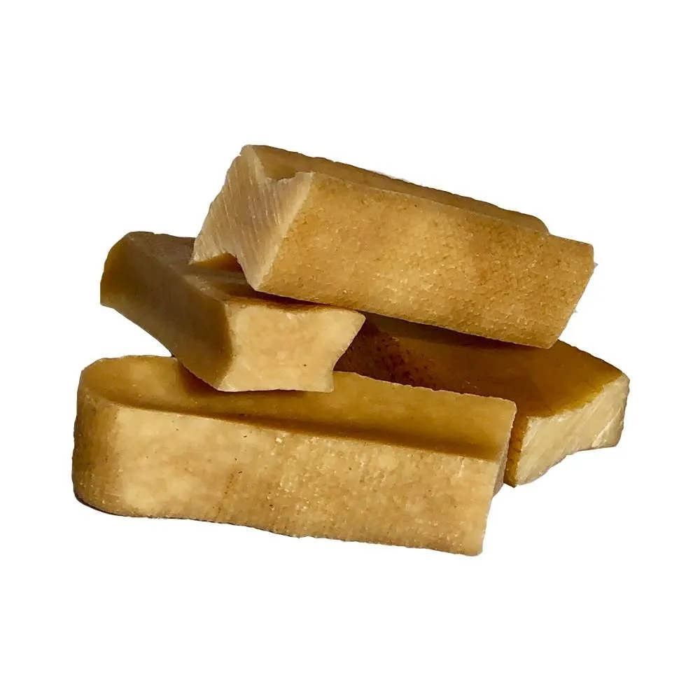 Premium Himalayan Yak Milk Dog Chews for Small Dogs - Handmade Himalayan Dog Chew Treats for All Breeds - 100% Natural Long Lasting Yak Stick Chews for Puppies